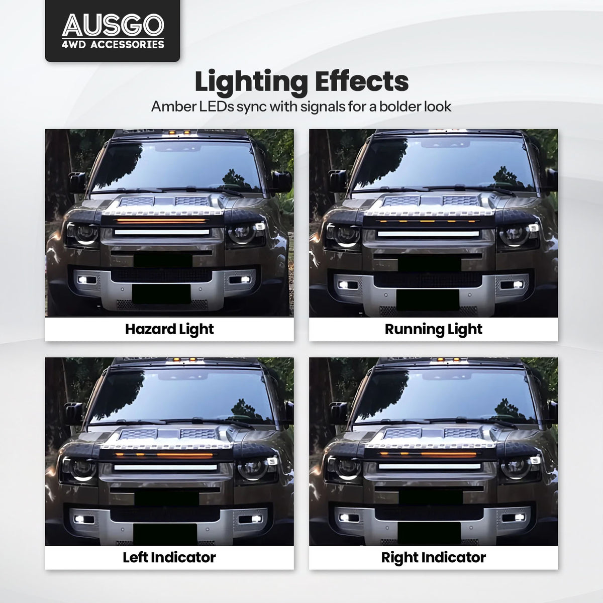 LED Bonnet Protector for Land Rover Defender 2020-Onwards