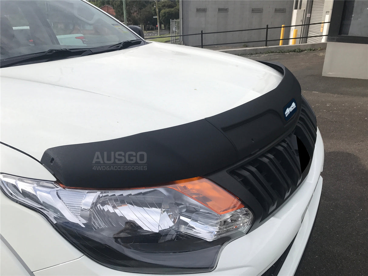 Weather Shields + Bonnet Protector for Mitsubishi Triton MQ Extra Cab 2015-2018