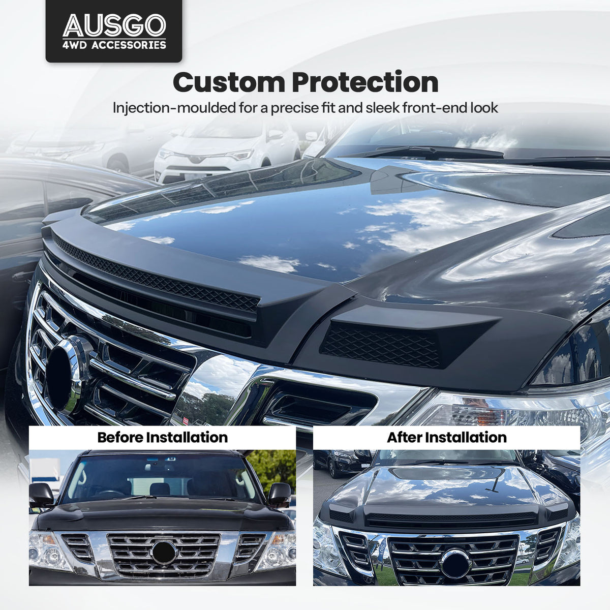 Bonnet Protector for Nissan Patrol Y62 2012-2019