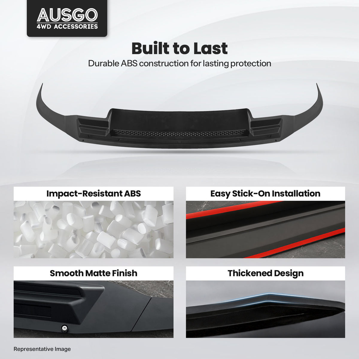 Wide Type Weather Shields + Bonnet Protector for Nissan Patrol Y62 Series 5 2019-Onwards