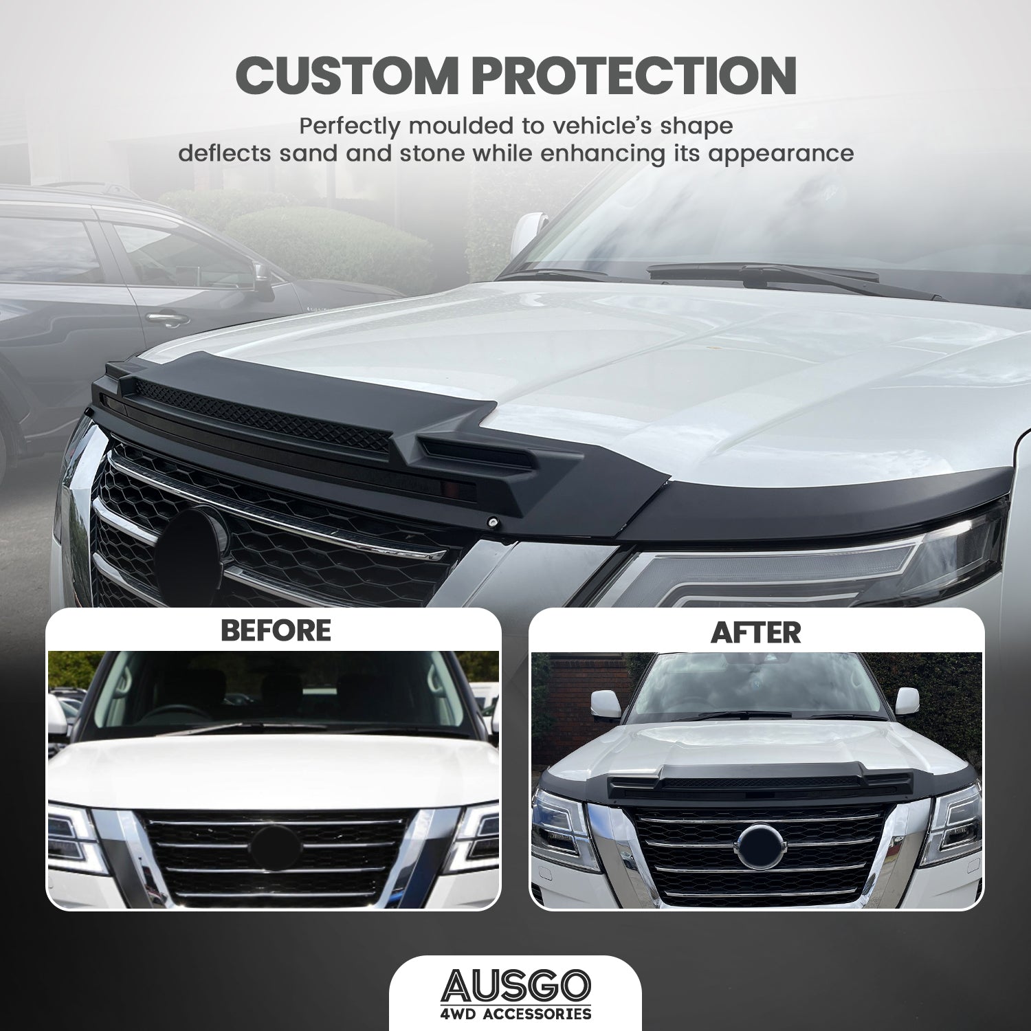 Bonnet Protector for Nissan Patrol Y62 series 5 2019-Onwards