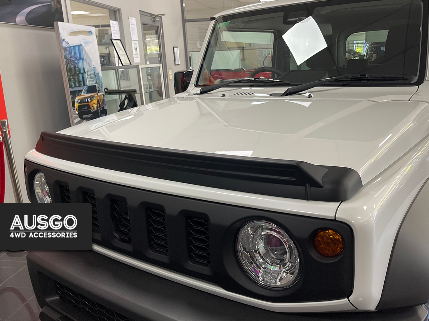 Bonnet Protector + Rear Roof Spoiler Deflector Spoilers Wing Lip for Suzuki Jimny 2018-Onwards