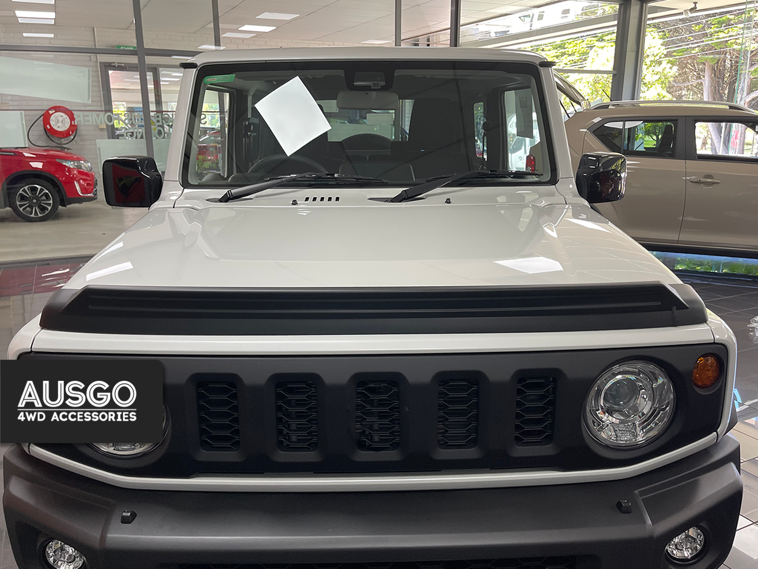 Bonnet Protector + Rear Roof Spoiler Deflector Spoilers Wing Lip for Suzuki Jimny 2018-Onwards
