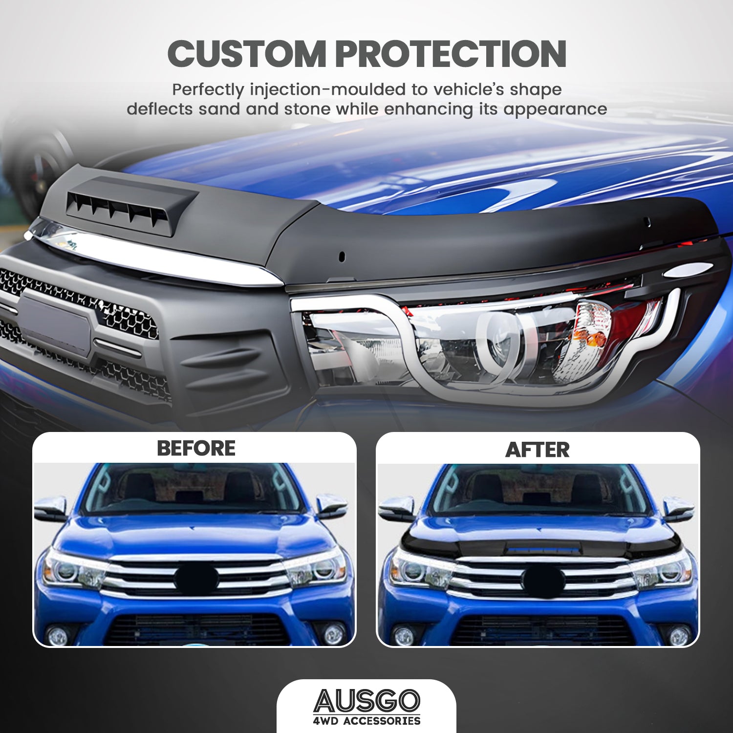 Bonnet Protector for Toyota Hilux 2015-2020