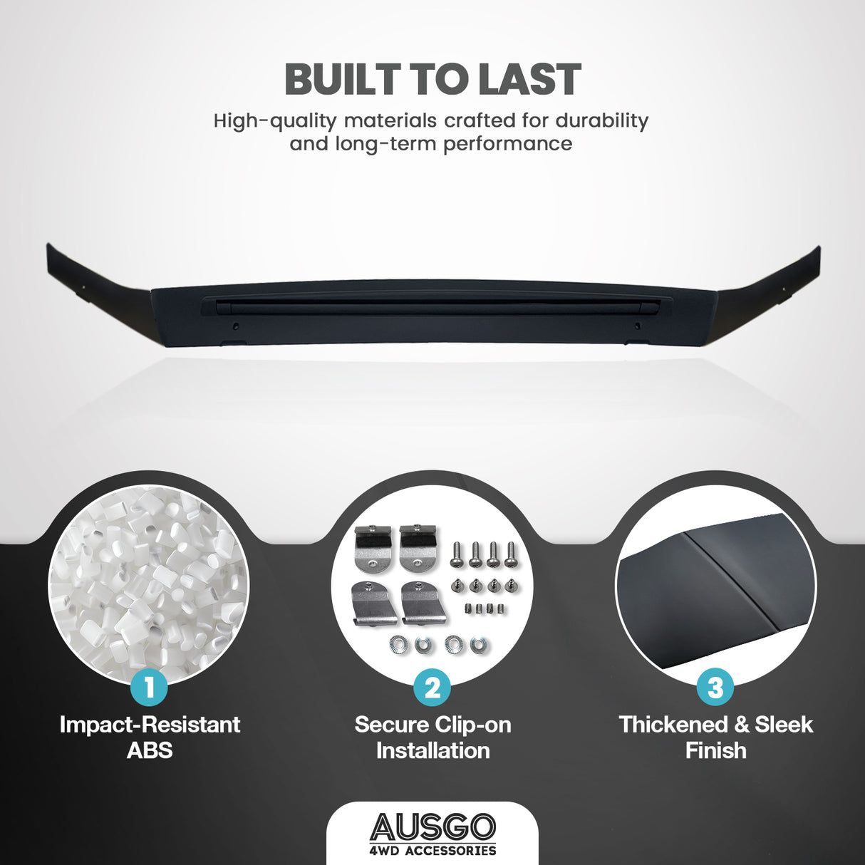 Injection Weather Shields + Bonnet Protector for Toyota Land Cruiser 200 Series 2016-2021