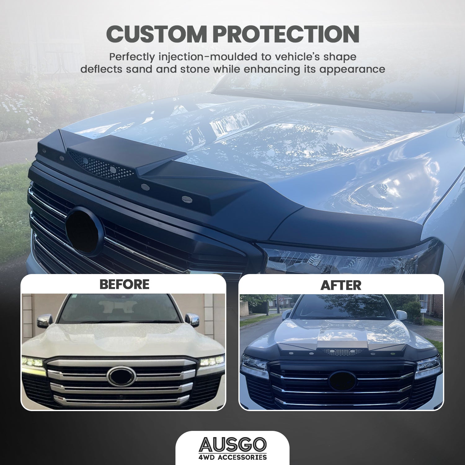 Bonnet Protector for Toyota Land Cruiser 300 Series 2021-Onwards