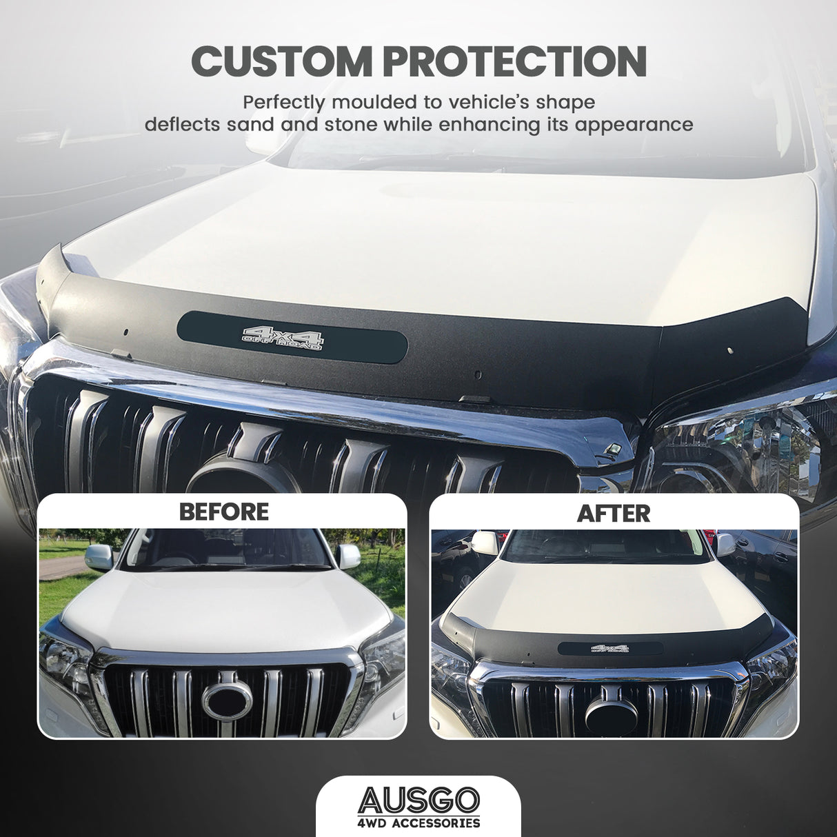 Bonnet Protector for Toyota Land Cruiser Prado 150 Series 2013-2017