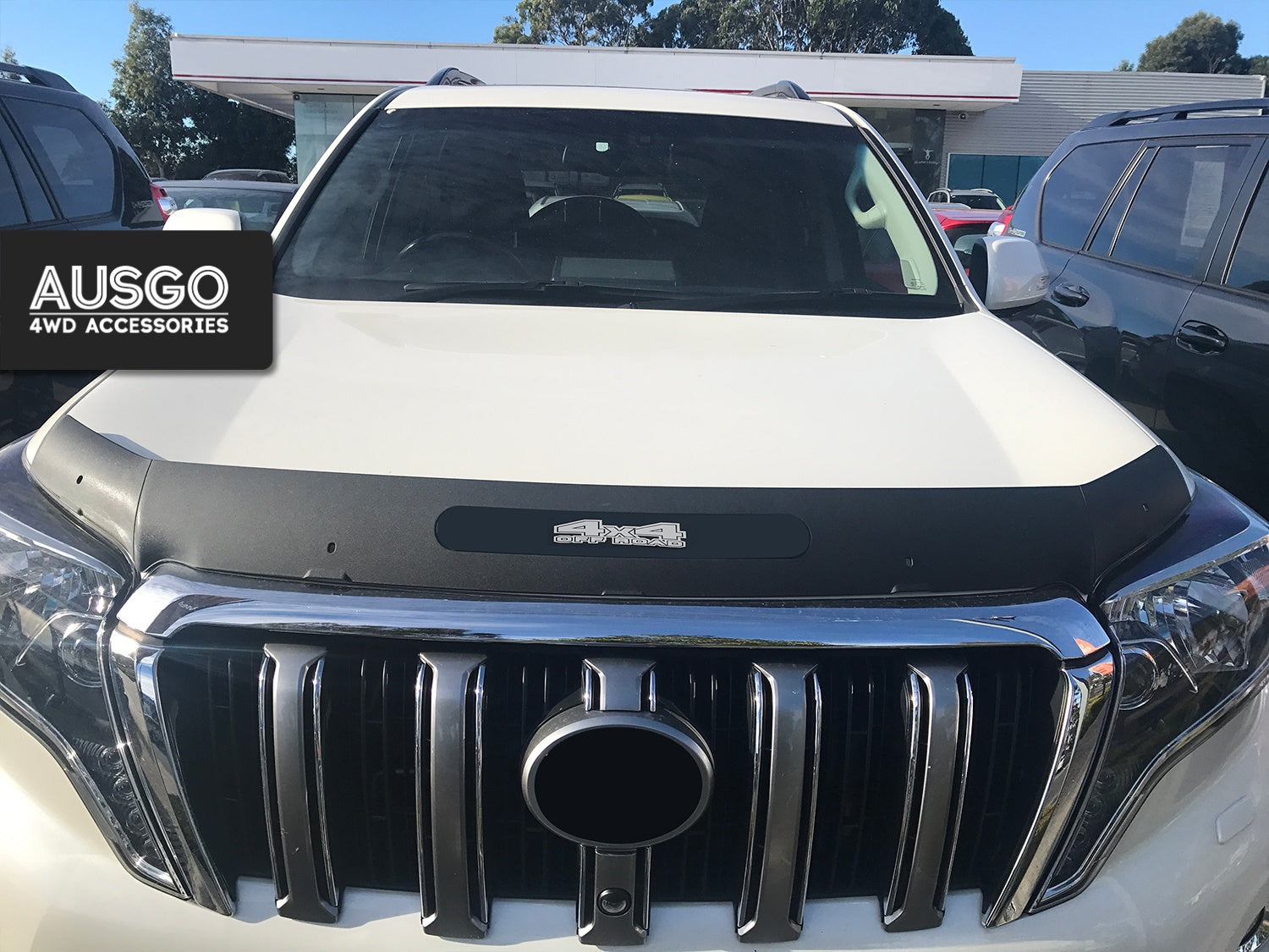 Luxury Weather Shields + Bonnet Protector for Toyota Land Cruiser Prado 150 Series 2013-2017