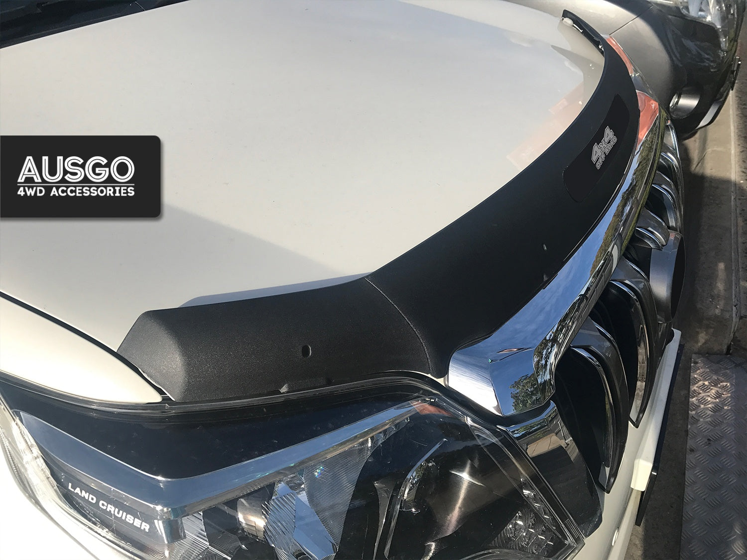 Luxury Weather Shields + Bonnet Protector for Toyota Land Cruiser Prado 150 Series 2013-2017