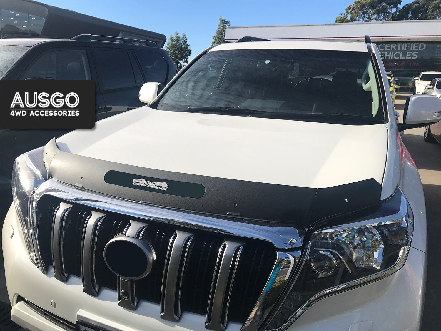 Luxury Weather Shields + Bonnet Protector for Toyota Land Cruiser Prado 150 Series 2013-2017