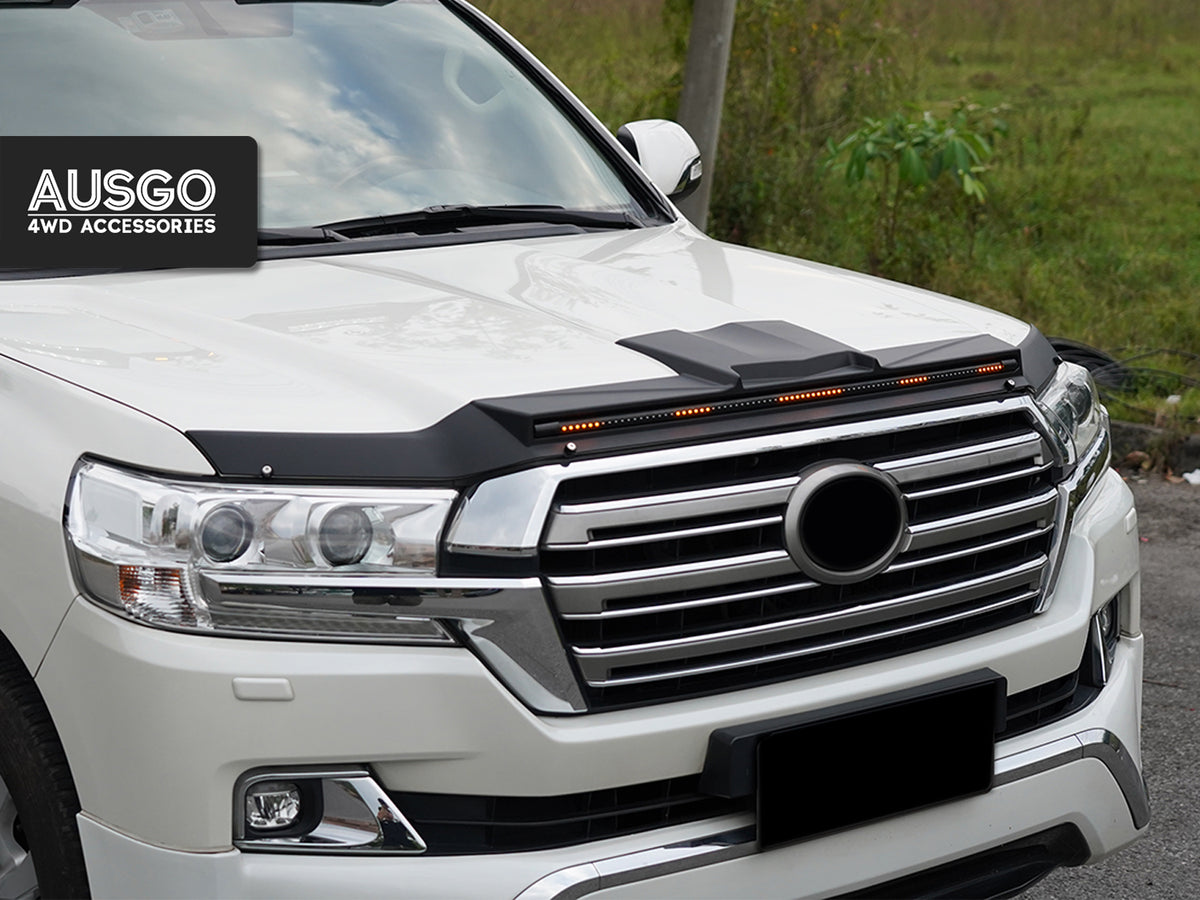 LED Bonnet Protector for Toyota LandCruiser 200 Series 2016-2021