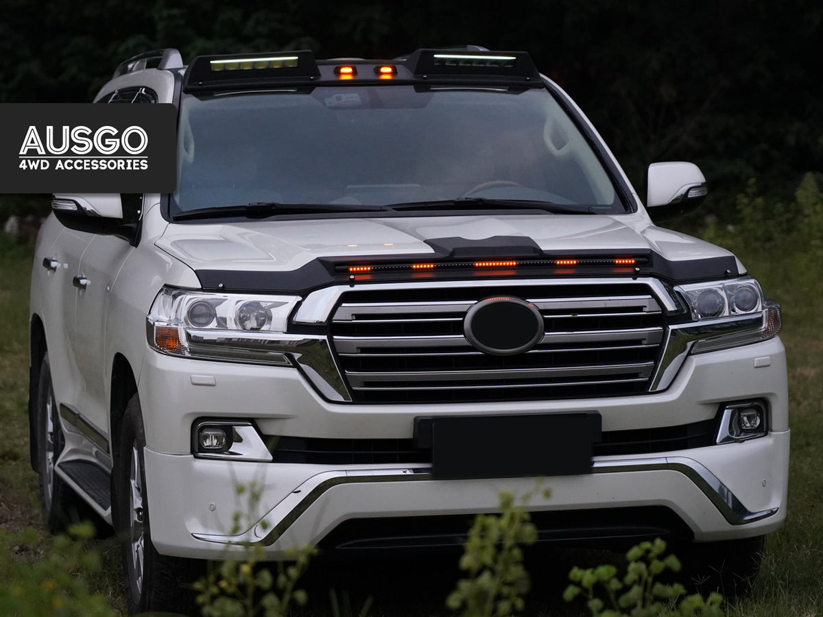 LED Bonnet Protector for Toyota LandCruiser 200 Series 2016-2021
