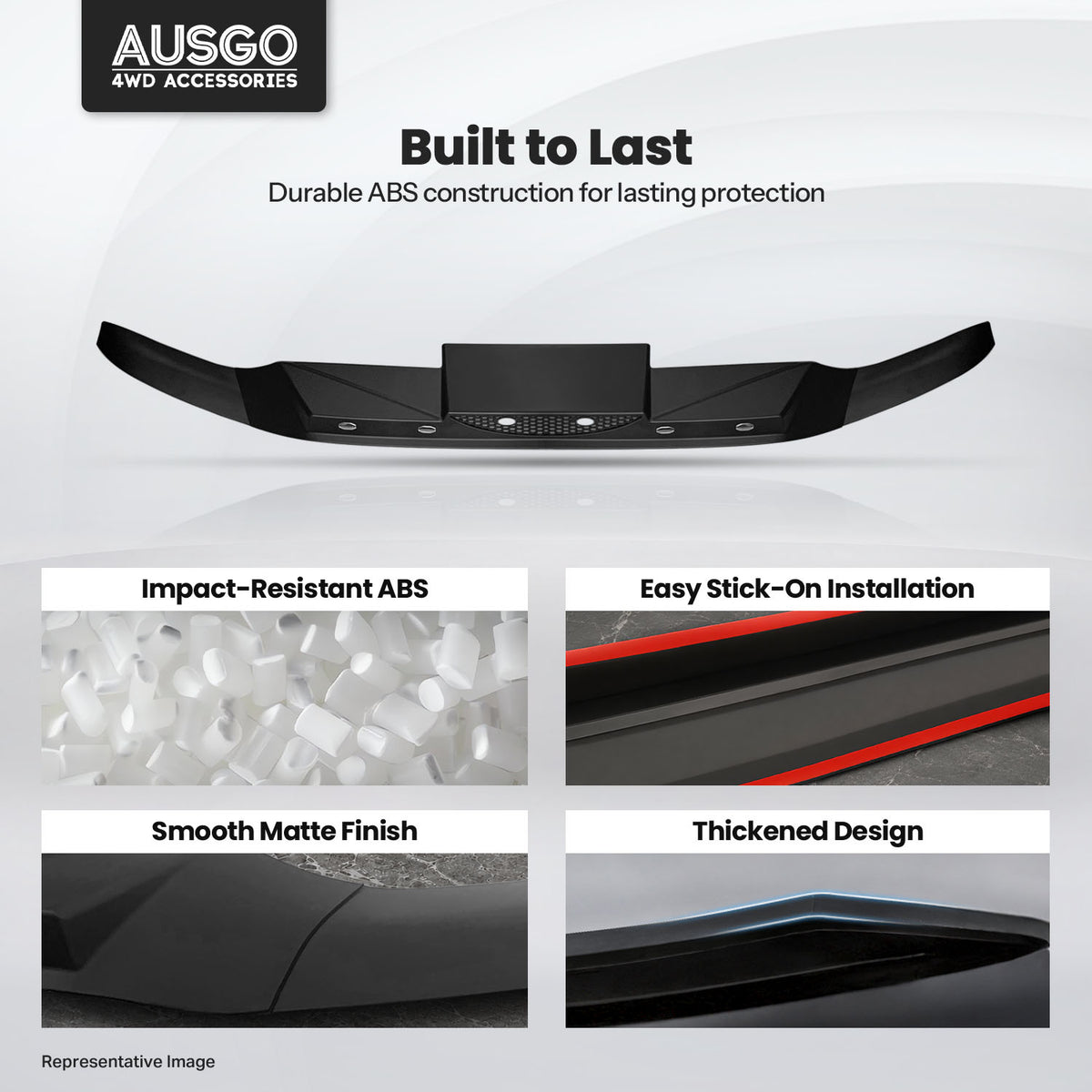 PRE-ORDRE Wide Type Weather Shields + Bonnet Protector for Toyota LandCruiser 300 Series 2021-Onwards