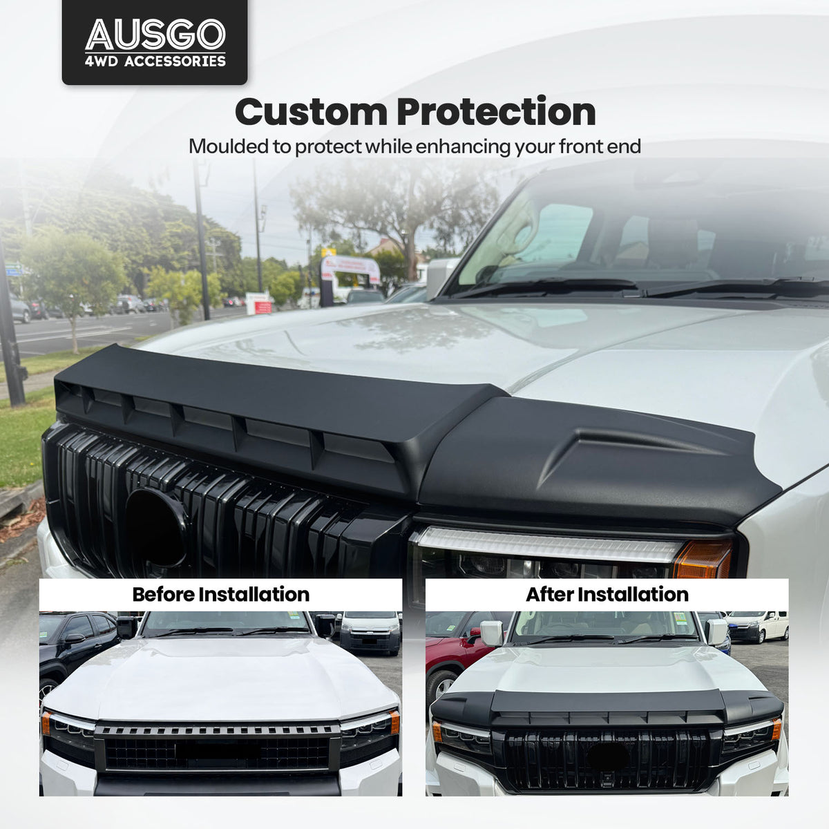 Bonnet Protector for Toyota LandCruiser Prado 250 Series 2024-Onwards