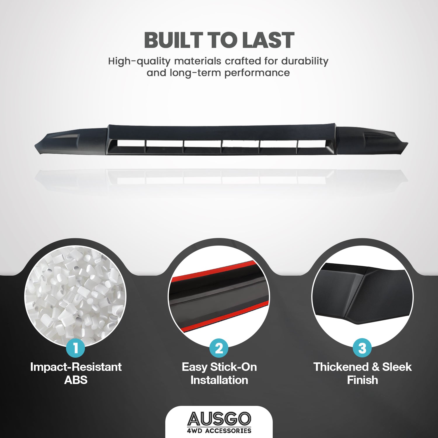 Wide Type Weather Shields + Bonnet Protector for Toyota Land Cruiser Prado 250 Series 2024-Onwards