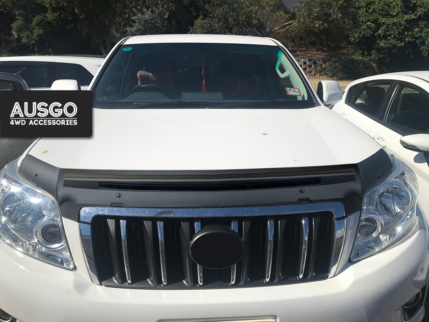 Injection Weather Shields + Bonnet Protector for Toyota Land Cruiser Prado 150 Series 2010-2013