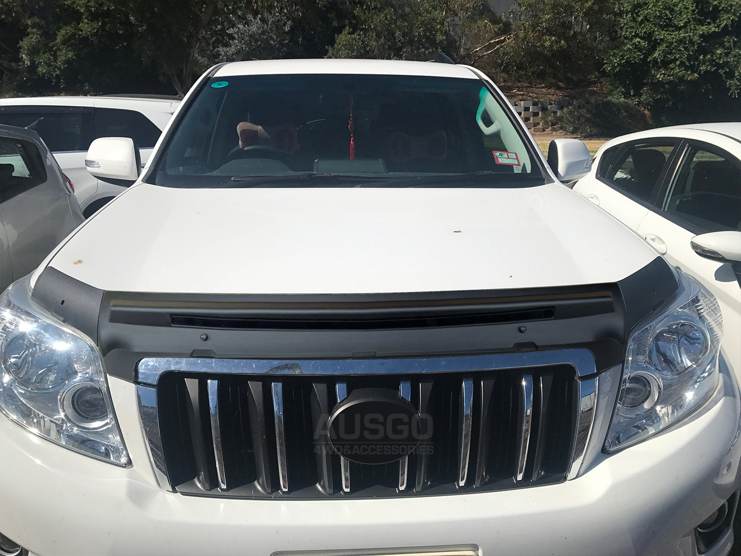 Injection Weather Shields + Bonnet Protector for Toyota Land Cruiser Prado 150 Series 2010-2013