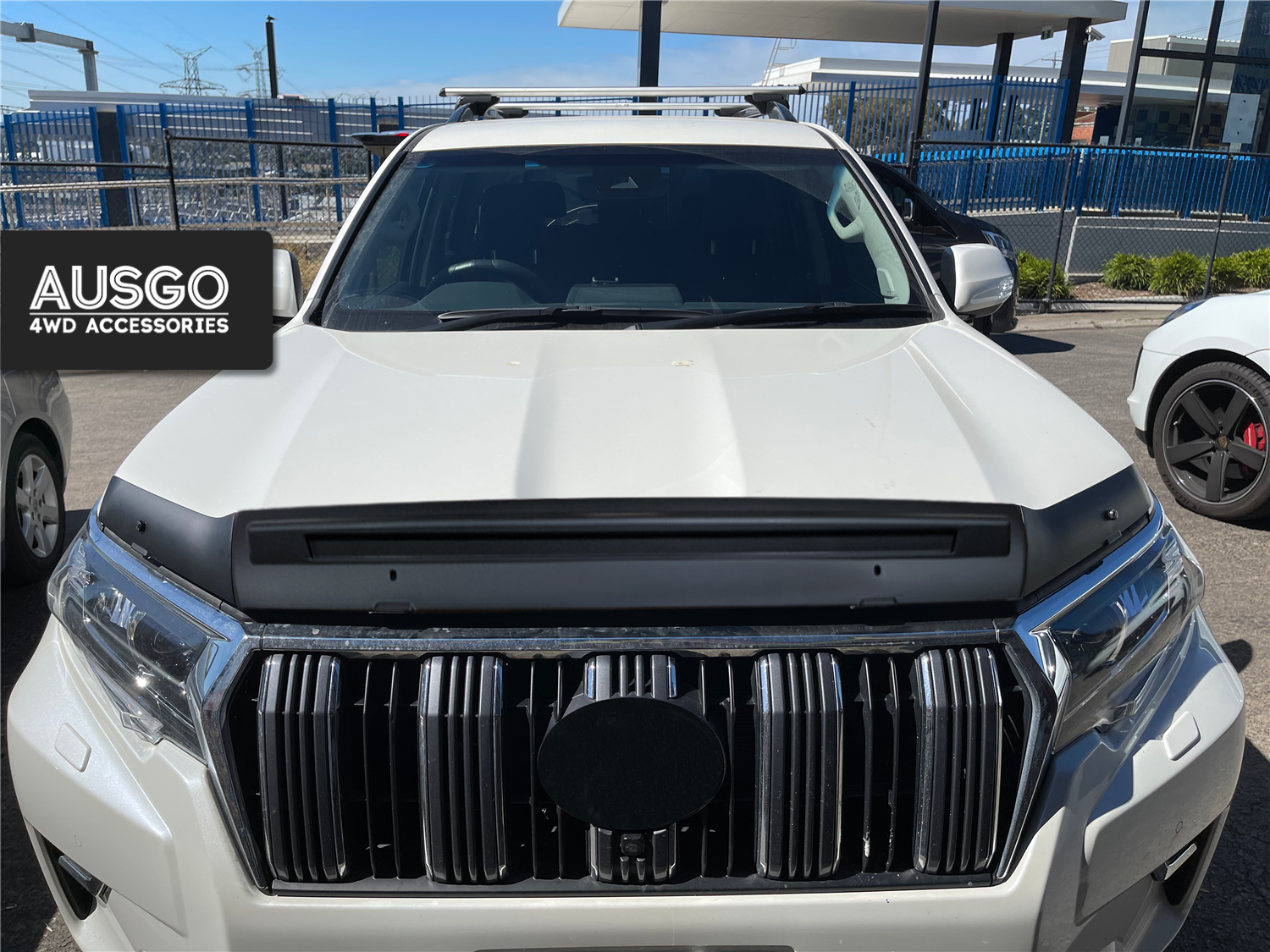 Wide Type Weather Shields + Bonnet Protector for Toyota Land Cruiser Prado 150 Series 2018-2024