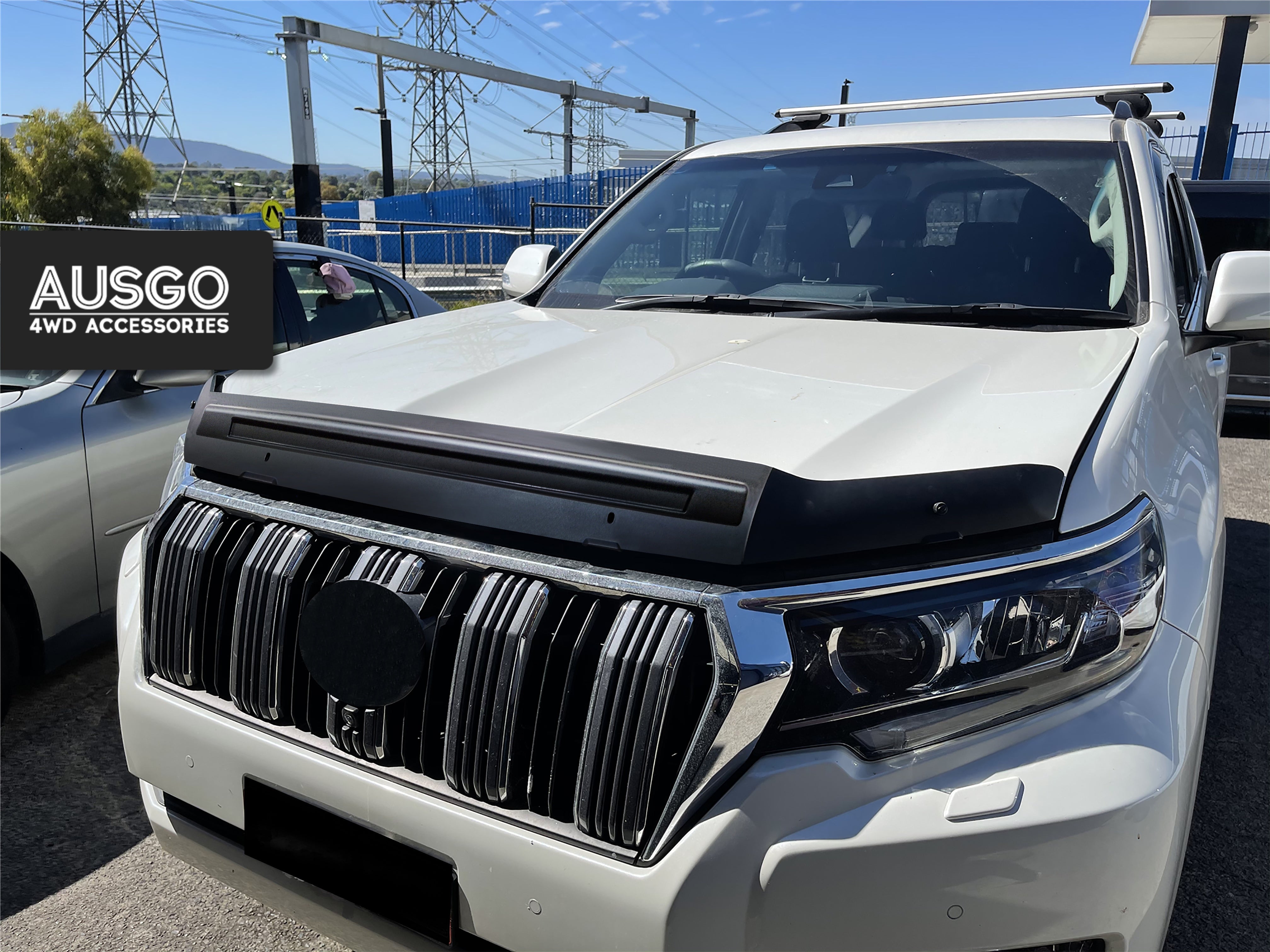 Wide Type Weather Shields + Bonnet Protector for Toyota Land Cruiser Prado 150 Series 2018-2024