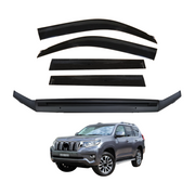 Injection Weather Shields + Bonnet Protector for Toyota Land Cruiser Prado 150 Series 2018-2024