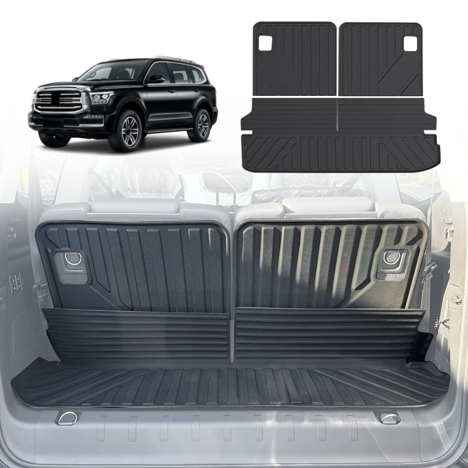 Boot Liner Back Seat Protector for GWM Tank 500 2024-Onwards