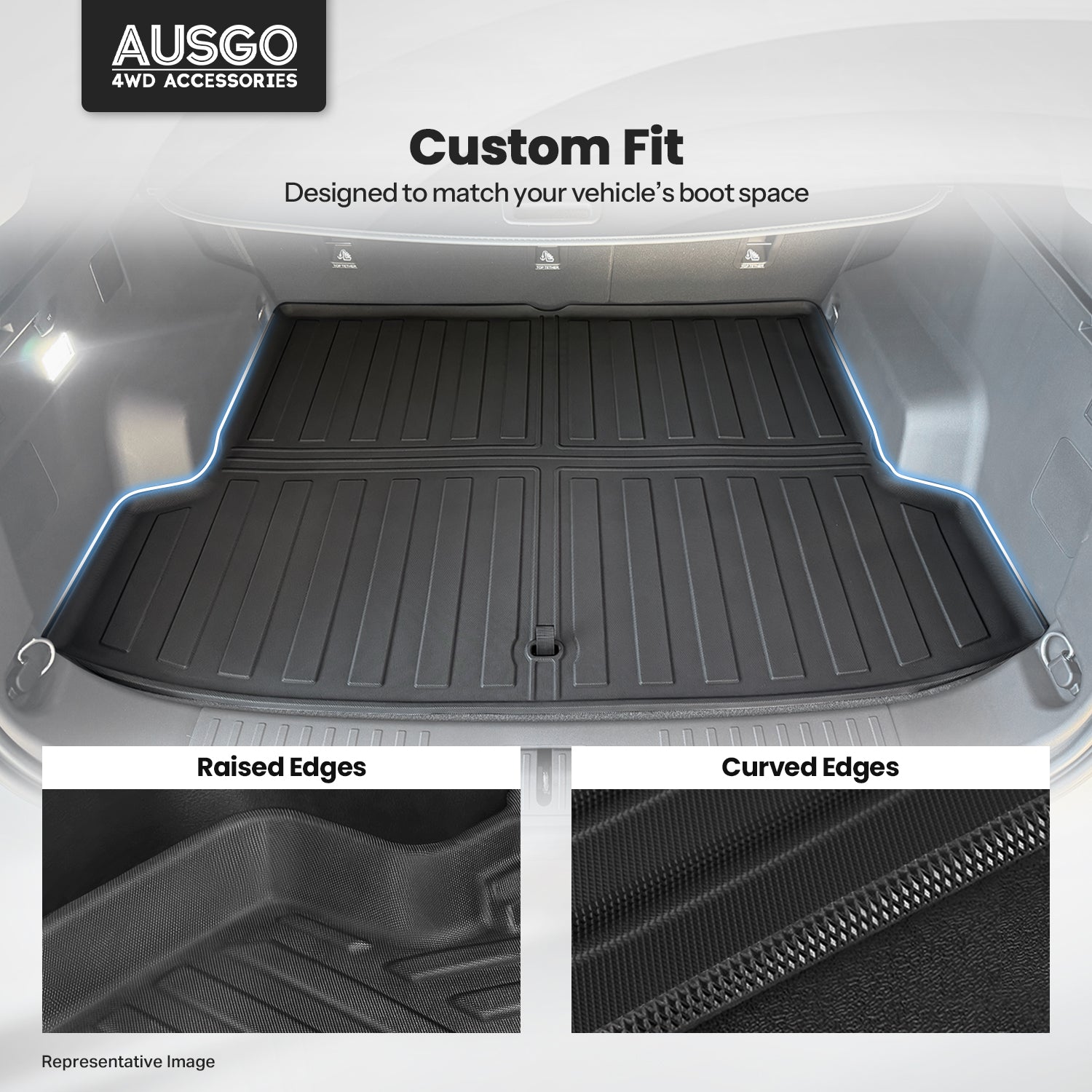 Boot Liner Back Seat Protector for Jaecoo J7 2024-Onwards