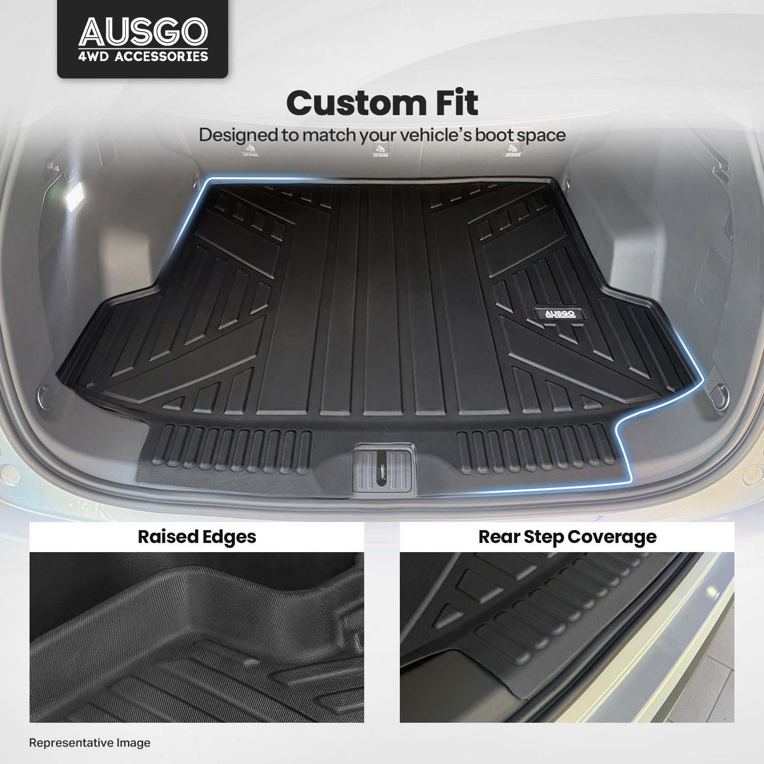 Boot Liner Back Seat Protector for Jaecoo J7 2024-Onwards | Boot Sill Coverage