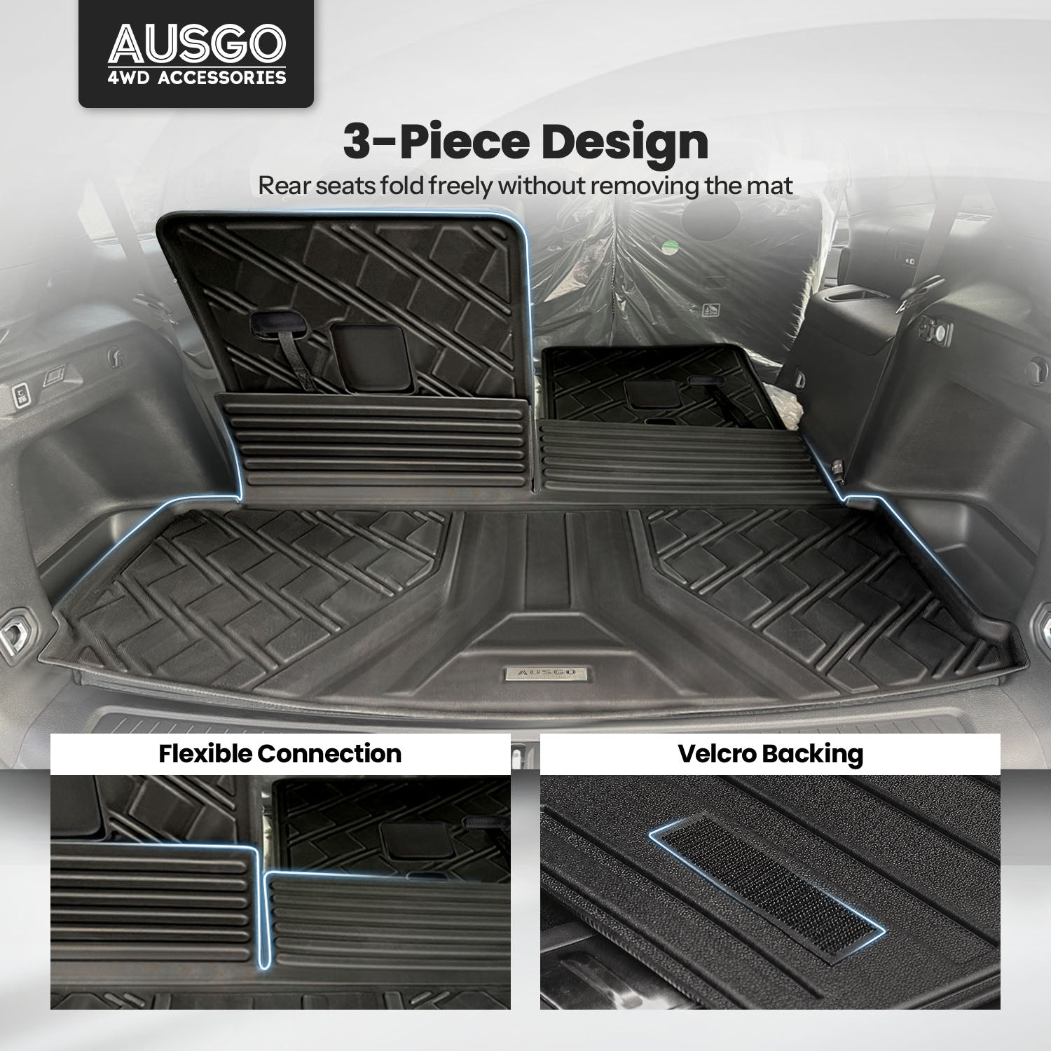 Boot Liner for Jeep Grand Cherokee L WL Series 7-Seat 2021-Onwards