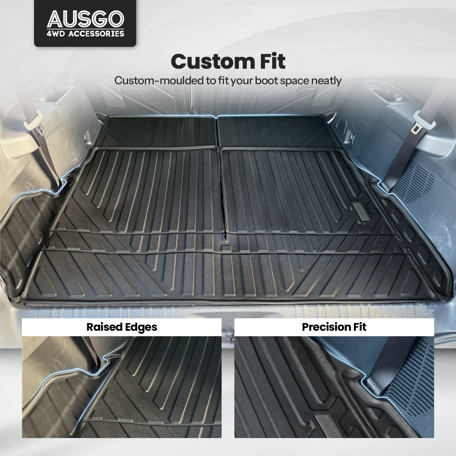 Boot Liner Back Seat Protector for Lexus GX550 2024-Onwards