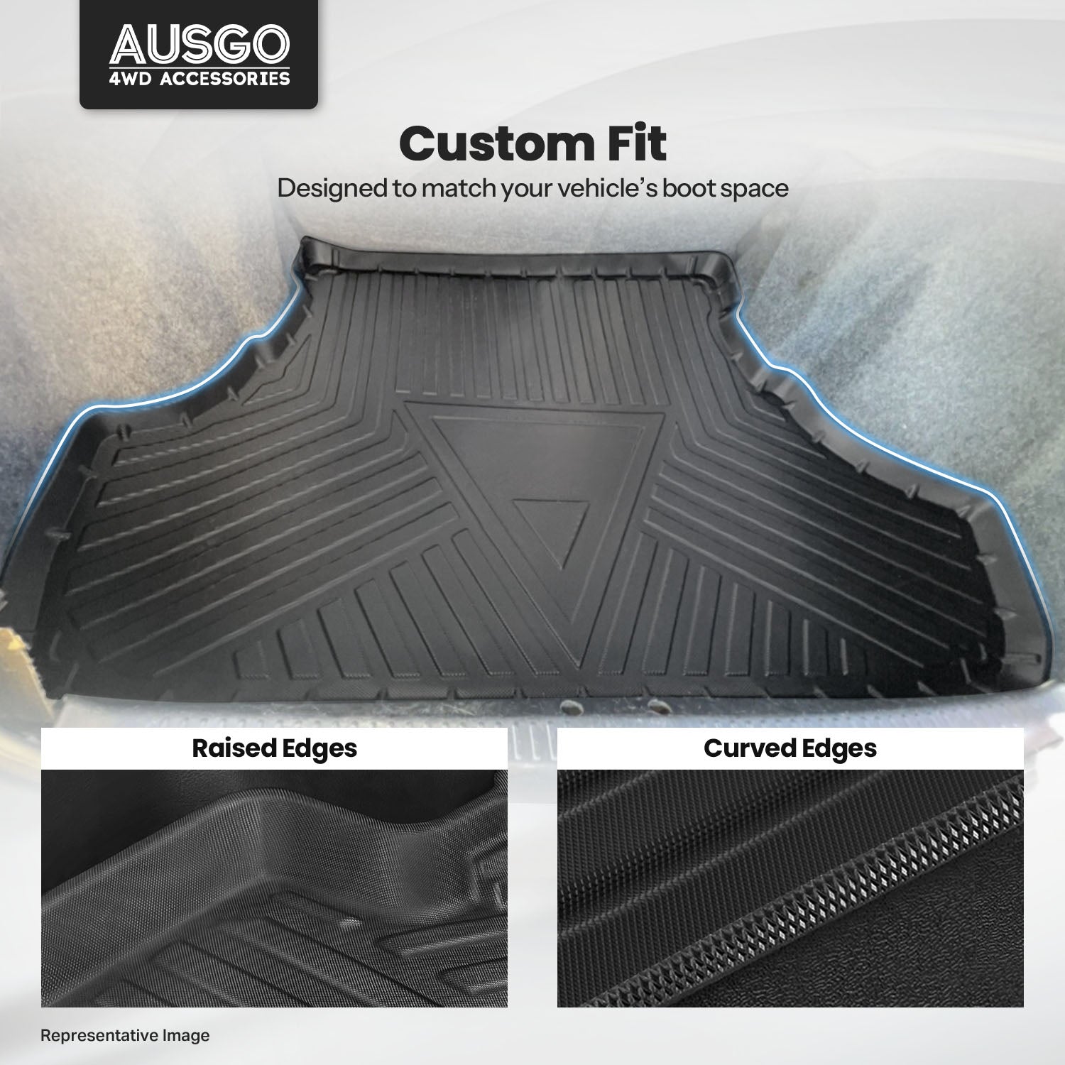 Boot Liner for Mitsubishi Lancer Sedan 2007-2017