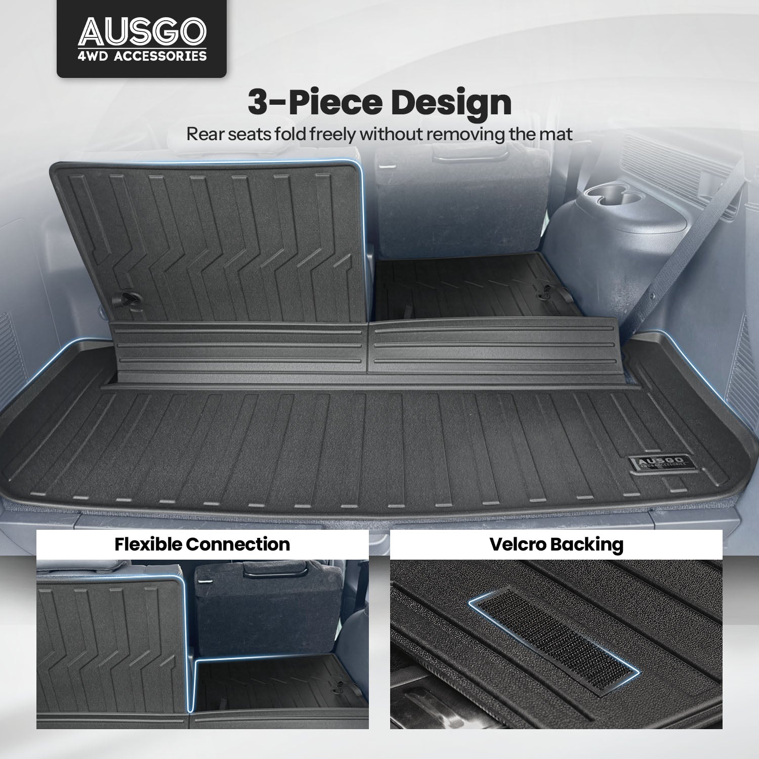 Boot Liner for Mitsubishi Pajero Sport 2015-Onwards 7-Seat
