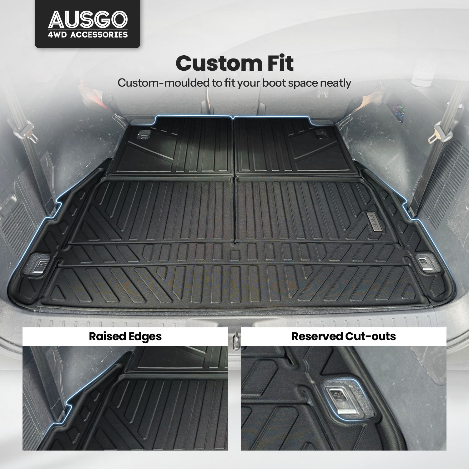 Boot Liner for Toyota Land Cruiser 300 Series 7-Seat 2021-Onwards