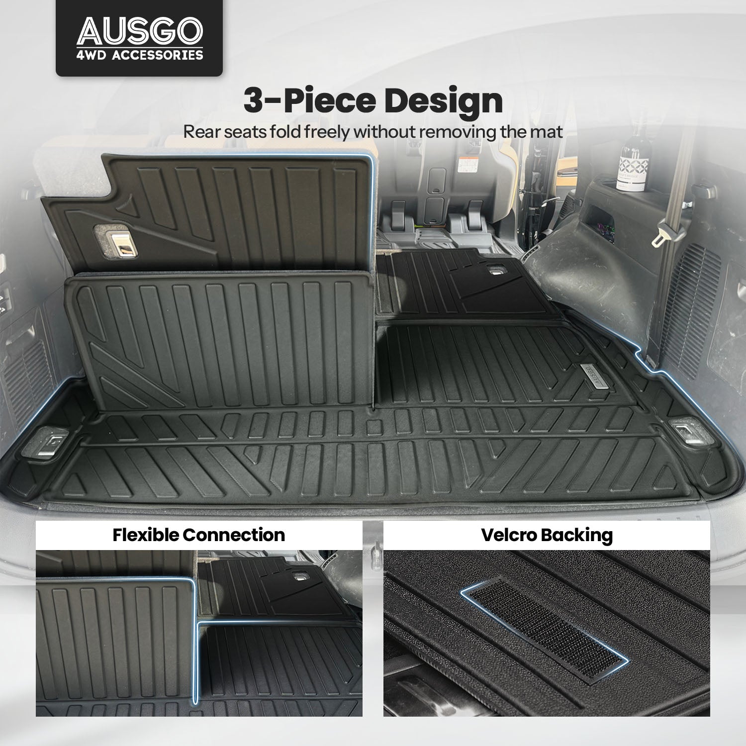 Boot Liner for Toyota Land Cruiser 300 Series 7-Seat 2021-Onwards