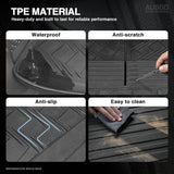 Boot Liner Kick Mats for Toyota Land Cruiser Prado 250 Series 2024-Onwards