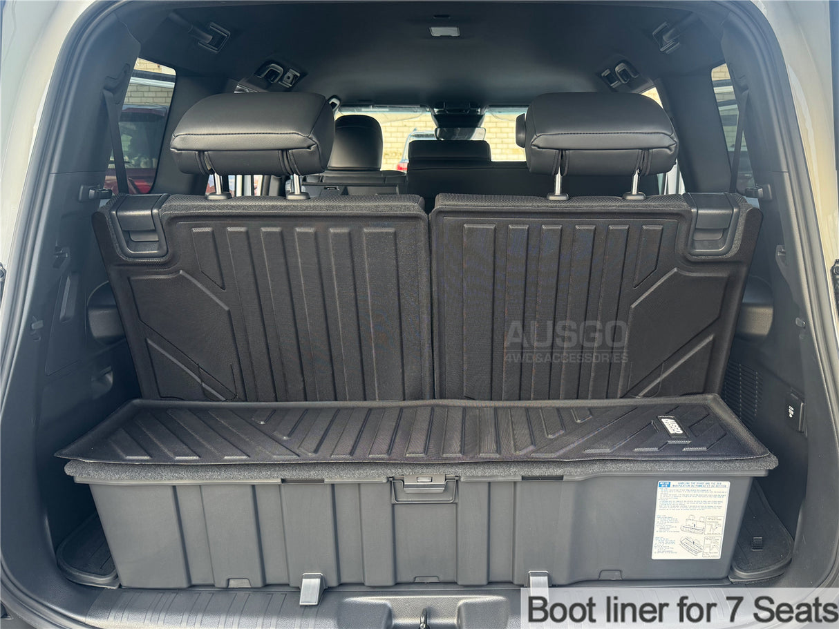 Boot Liner Kick Mats for Toyota Land Cruiser Prado 250 Series 2024-Onwards