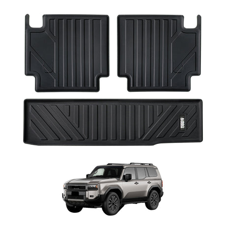 Boot Liner Kick Mats for Toyota Land Cruiser Prado 250 Series 2024-Onwards
