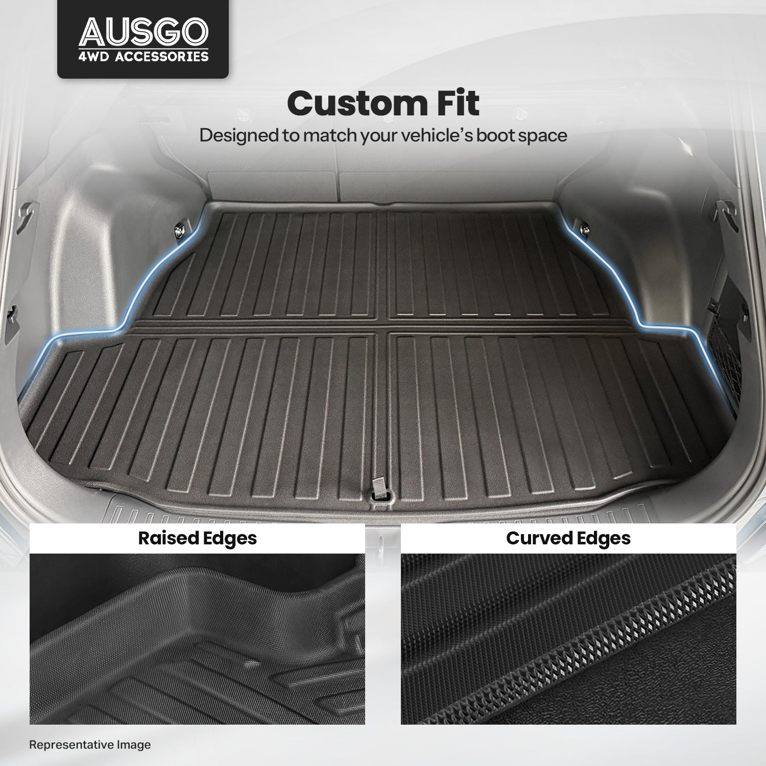 Boot Liner Kick Mats for Toyota RAV4 2026-Onwards