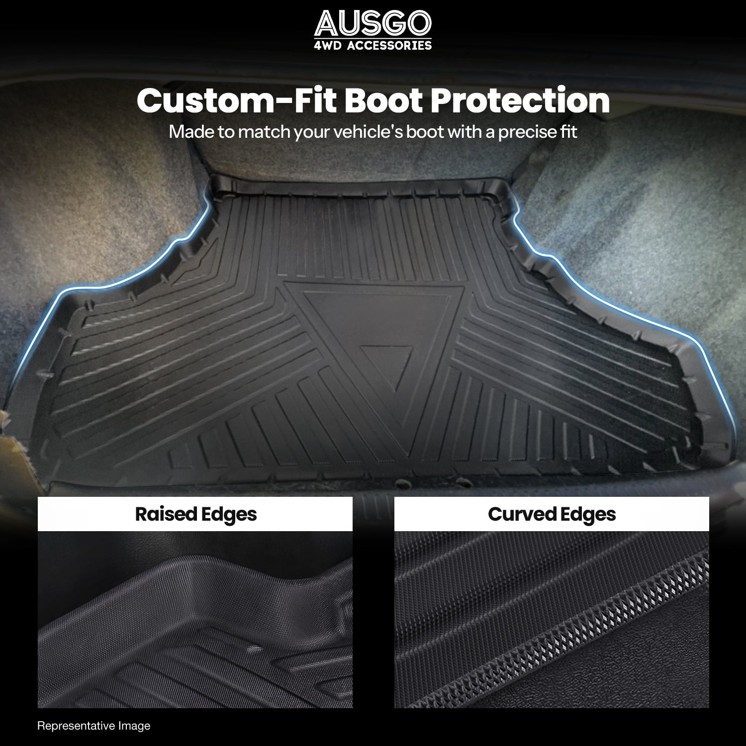 Boot Liner for Mitsubishi Lancer Sedan 2007-2017