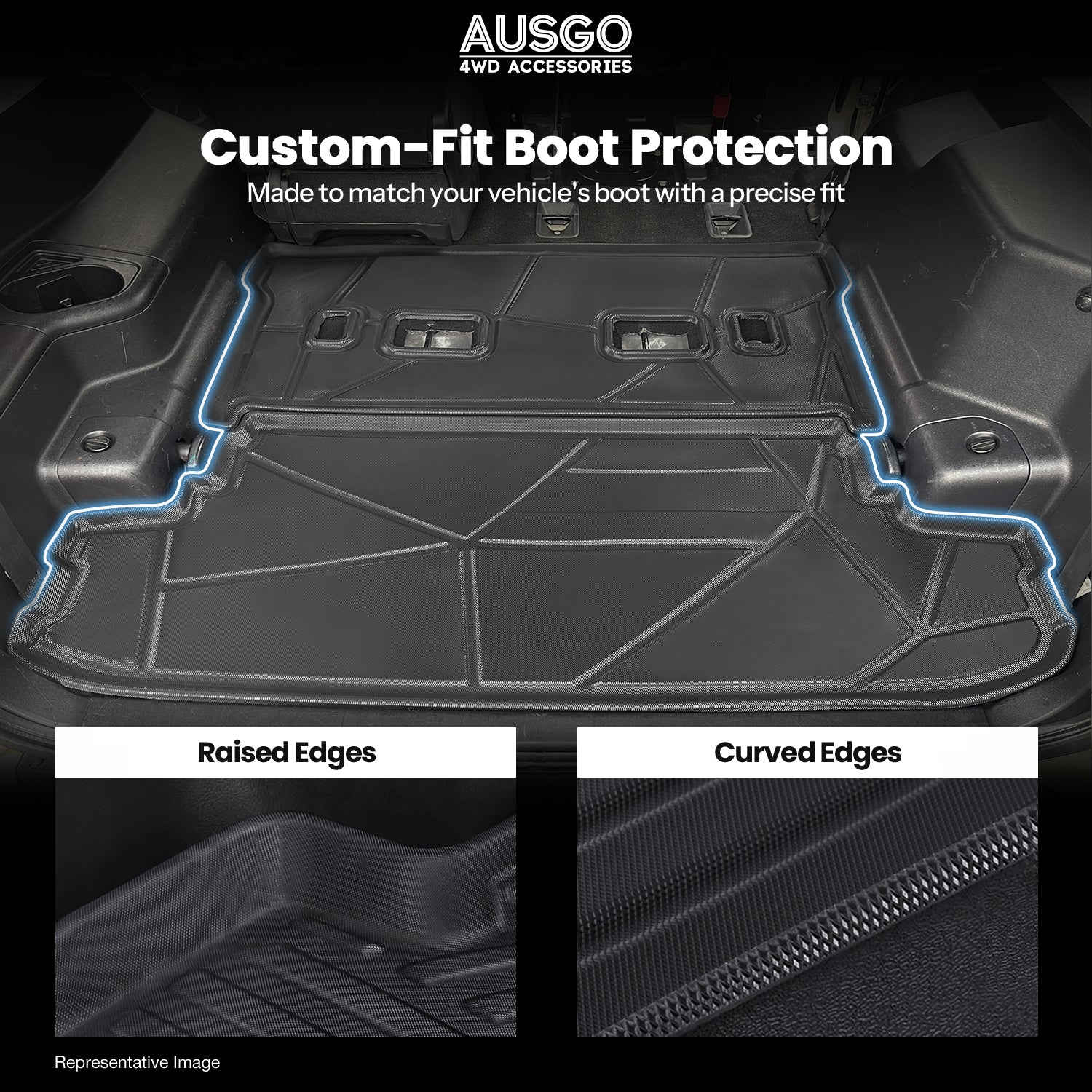 Boot Liner for Mitsubishi Pajero 2000-2021