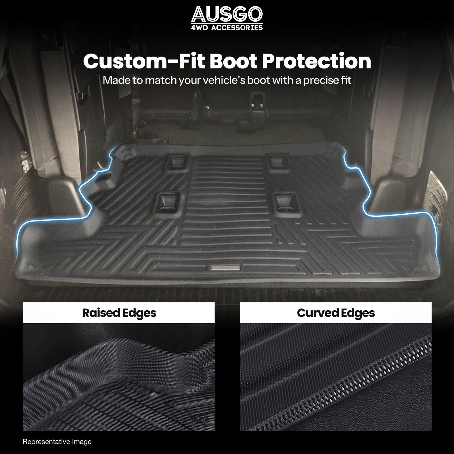 Boot Liner for Toyota Land Cruiser 200 Series 2007-2021