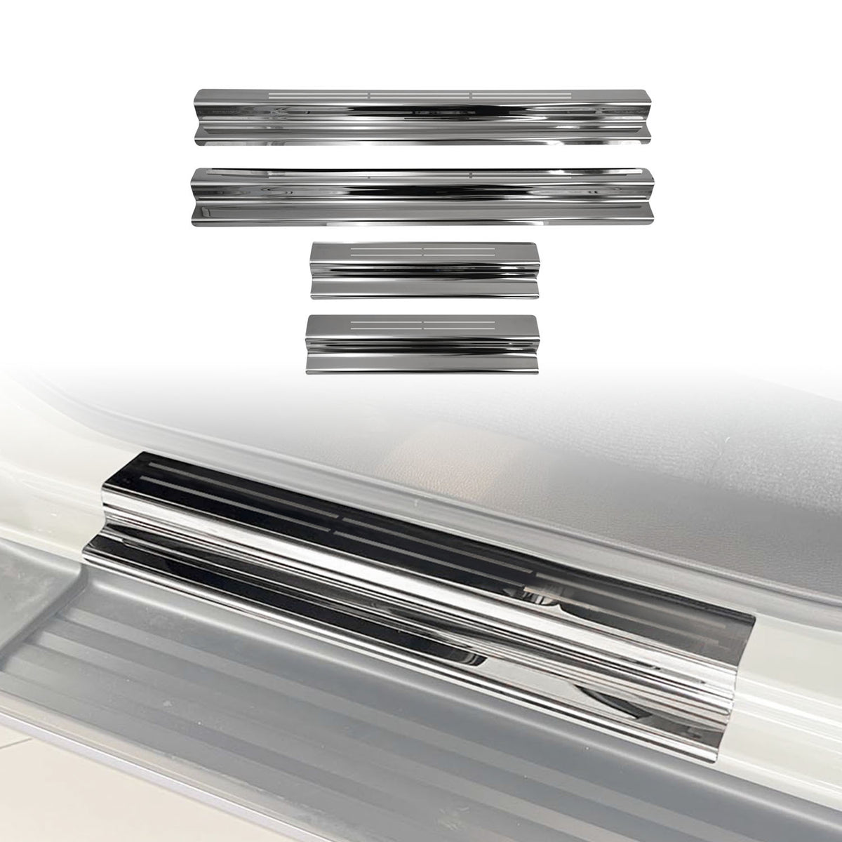 Stainless Door Sill Protector for Holden Colorado RG Dual Cab 2012-2020