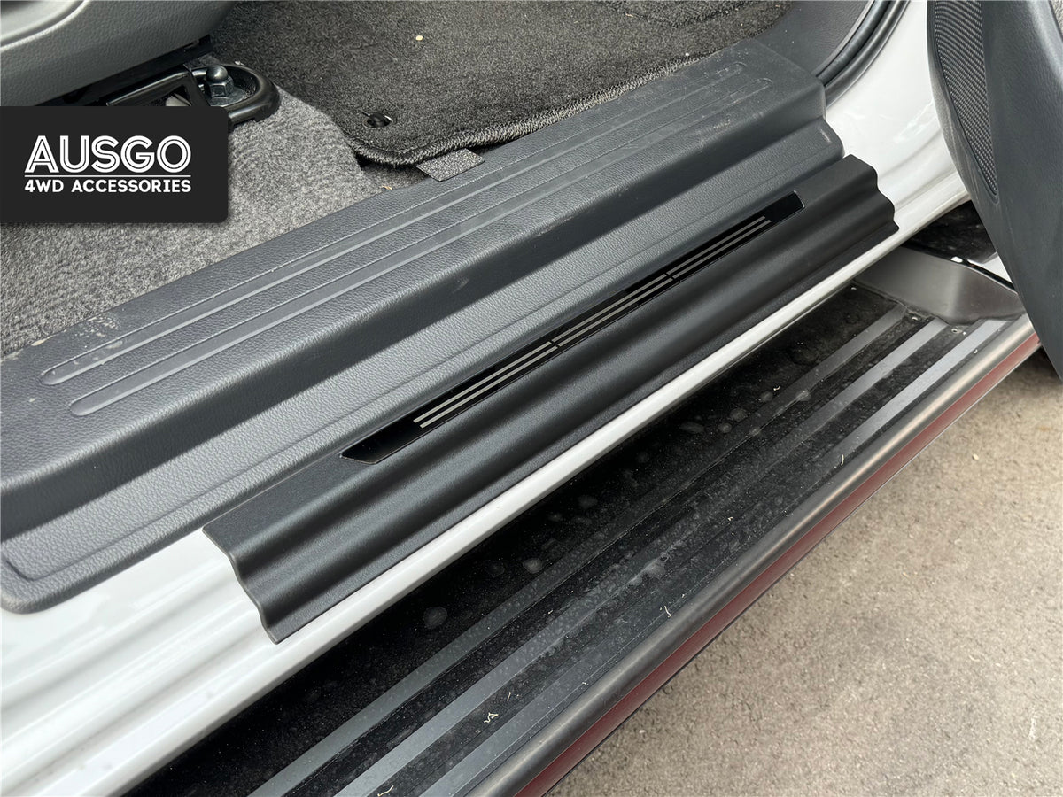 ABS Door Sill Protector for Mitsubishi Triton MQ MR Series Dual Cab 2015-2024
