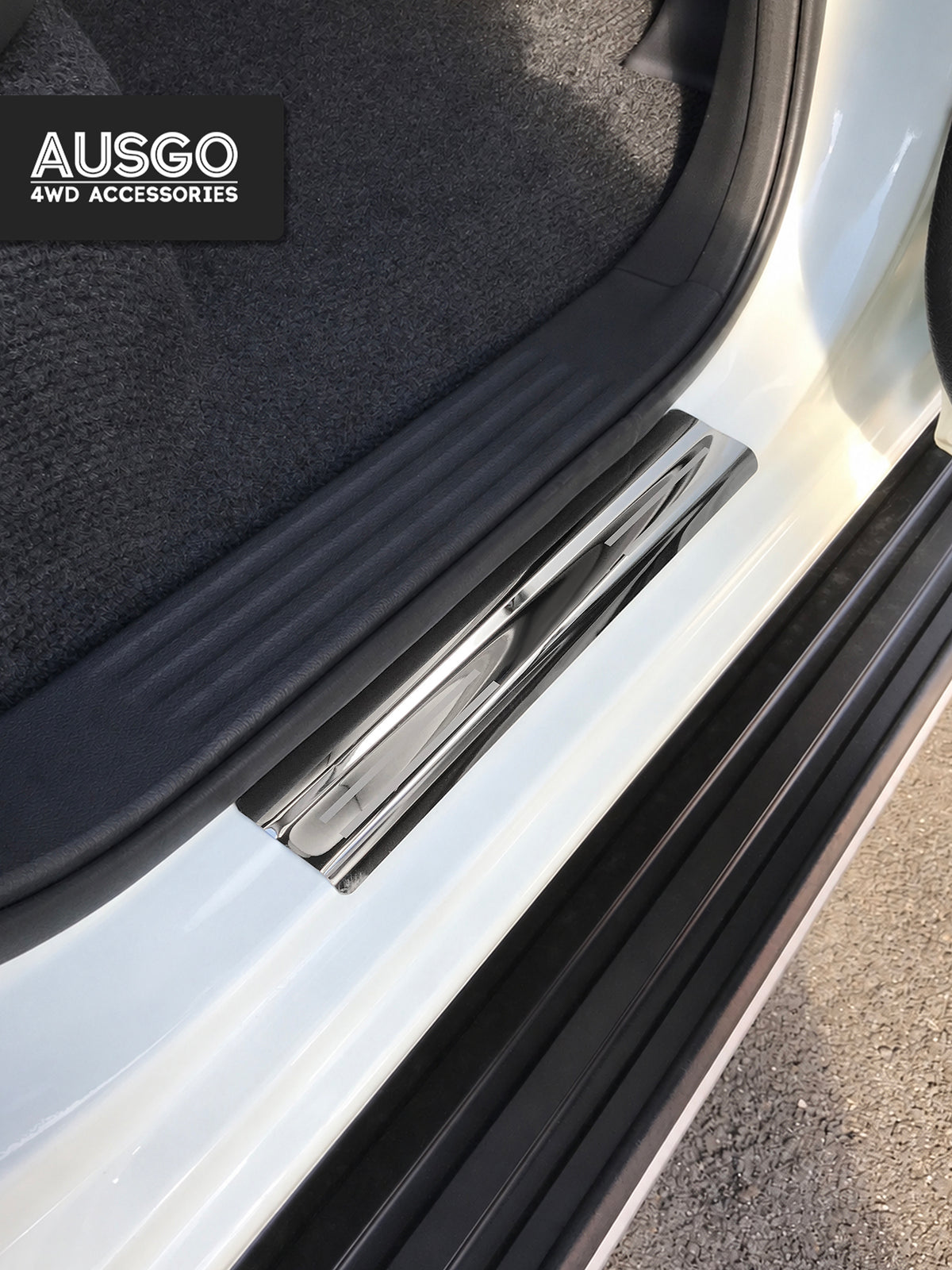 Stainless Door Sill Protector for Nissan Navara NP300 D23 Dual Cab 2015-2025
