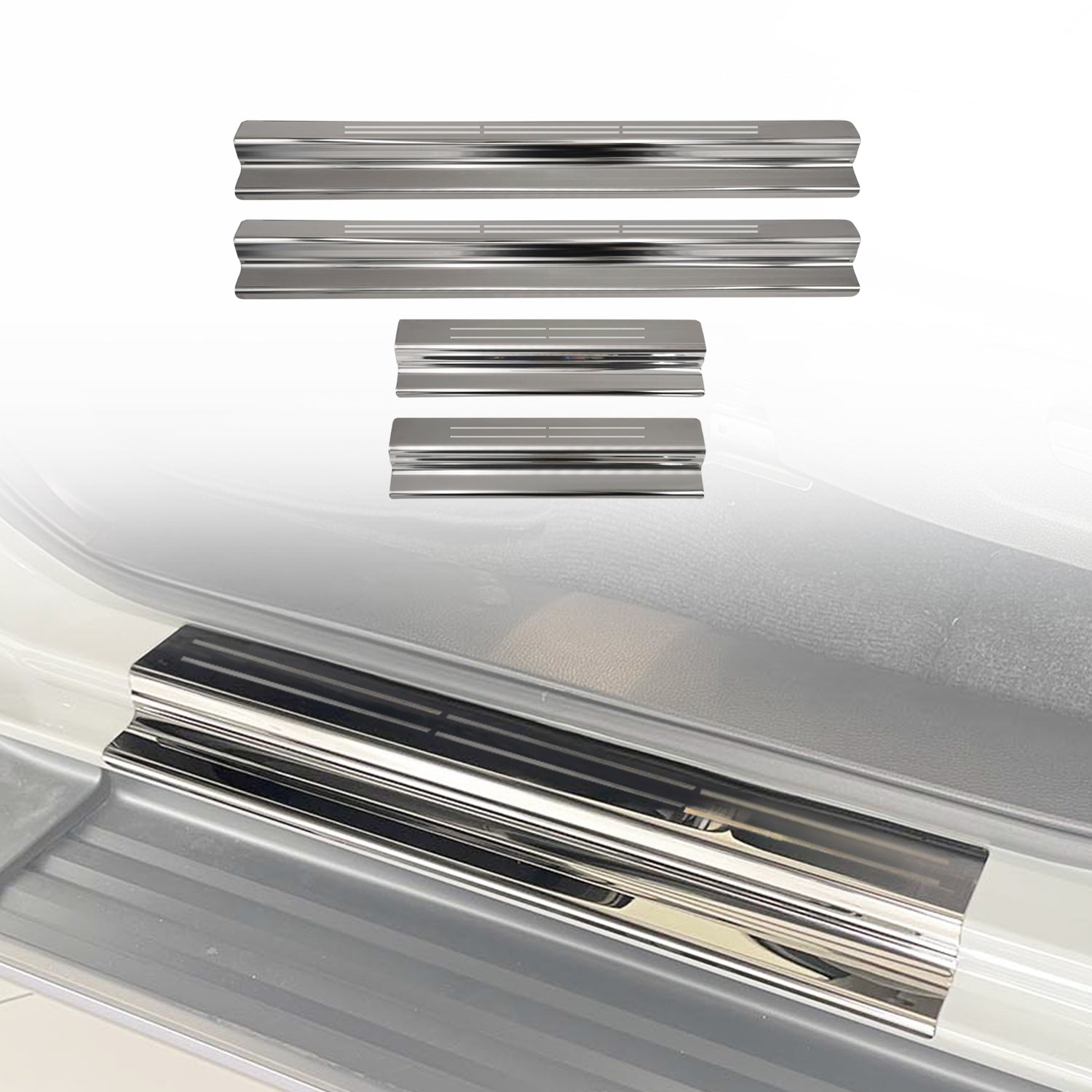 Stainless Door Sill Protector for Holden Colorado RG Dual Cab 2012-2020