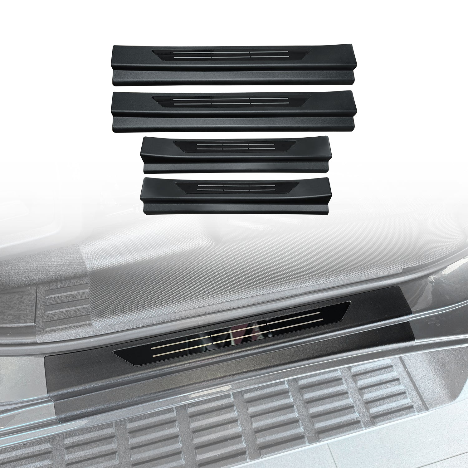 ABS Door Sill Protector for Nissan Navara D27 Dual Cab 2026-Onwards