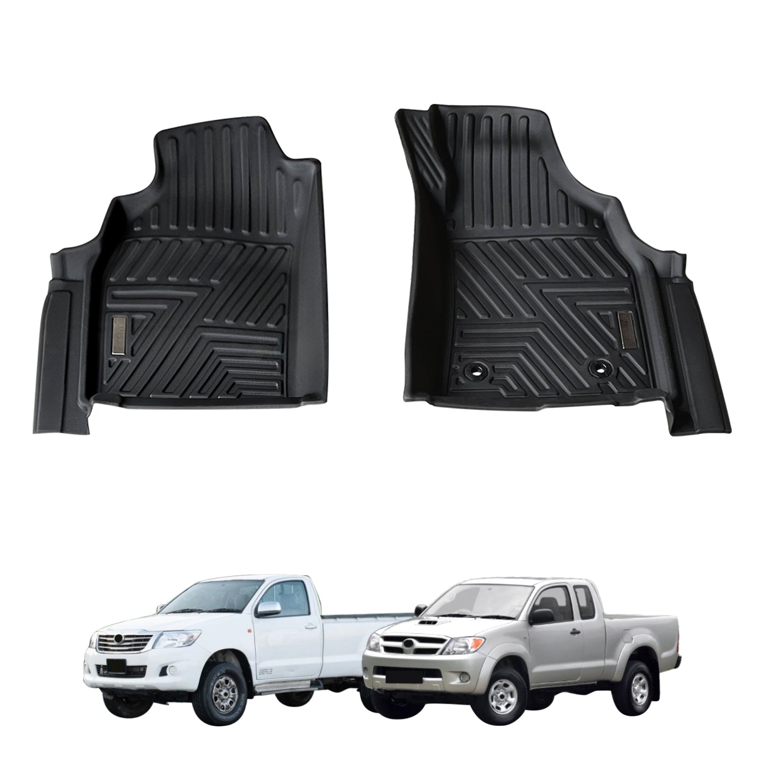 5D Car Floor Mats for Toyota Hilux Single / Extra Cab 2005-2015