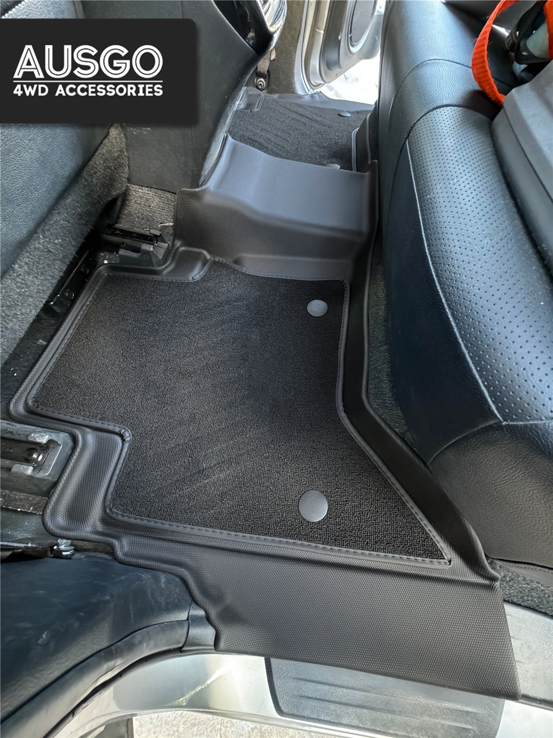 Double-Layer Car Floor Mats for Toyota Hilux Dual Cab 2025-Onwards Auto Trans
