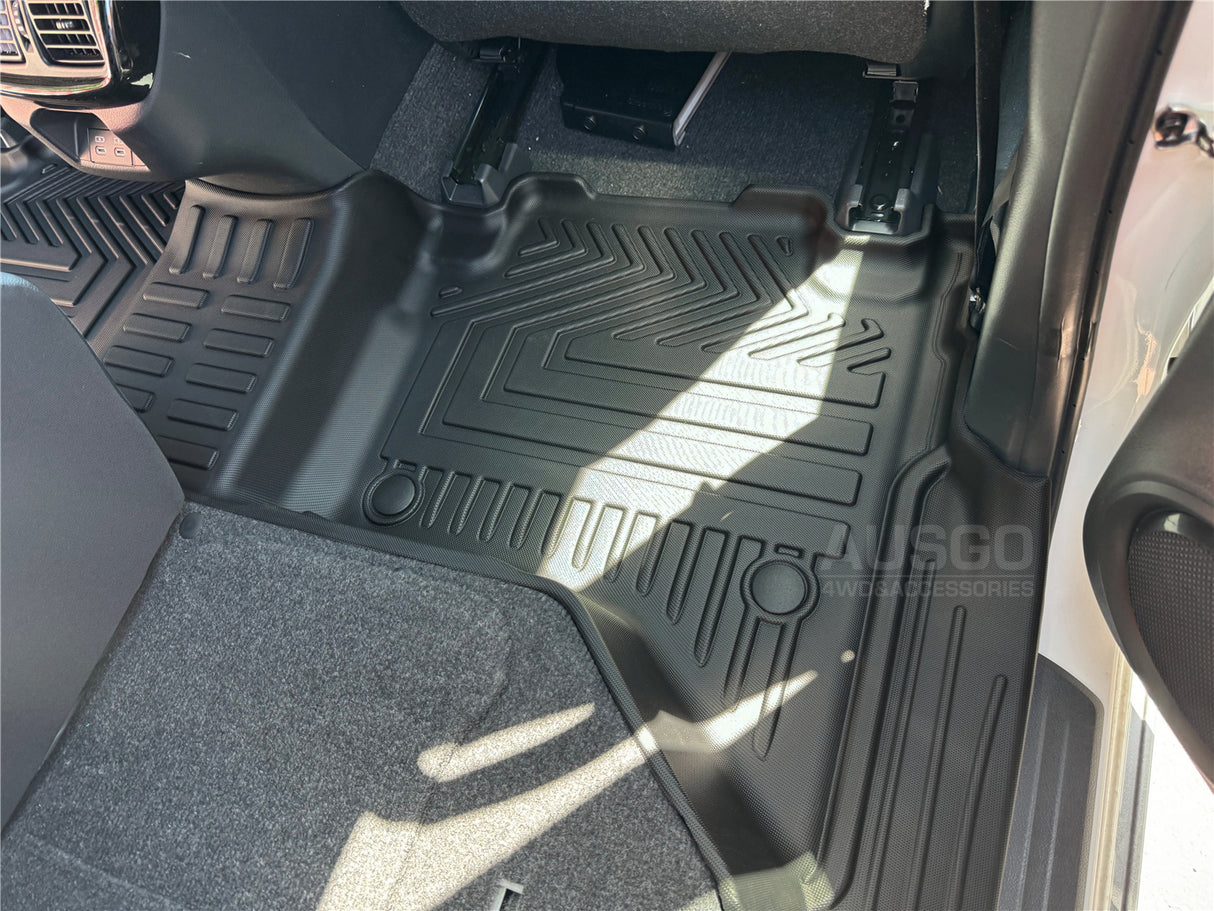 5D Car Floor Mats for Toyota Hilux Dual Cab 2015-Onwards Manual Trans