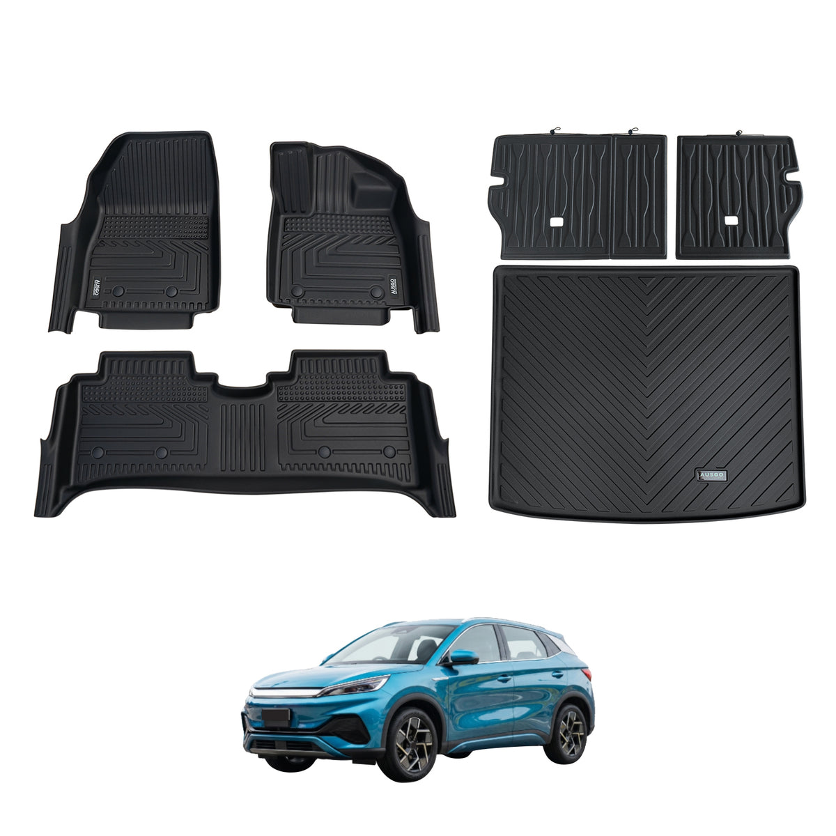 5D Car Floor Mats for BYD ATTO 3 2022-Onwards