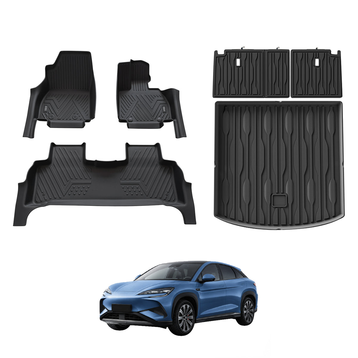 PRE-ORDER 5D Car Floor Mats for BYD Sealion 7 2025-Onwards